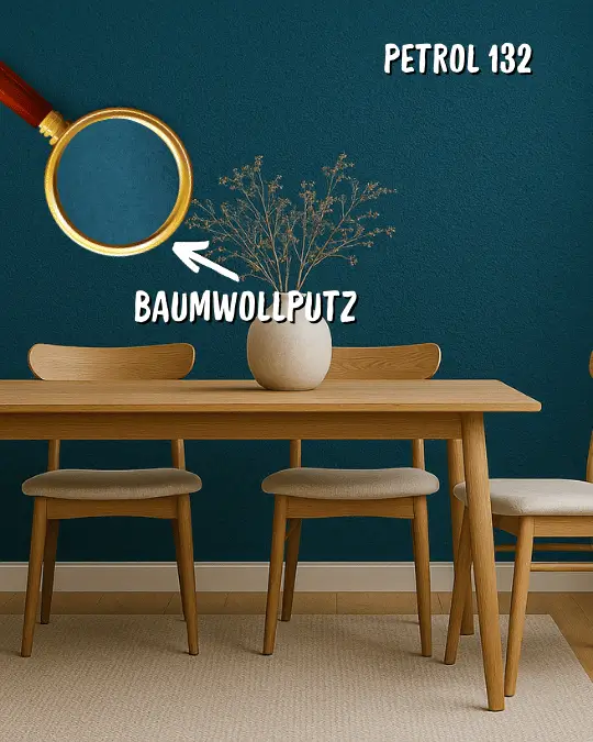 Baumwollputz Petrol FLOXXAN – Bild 2