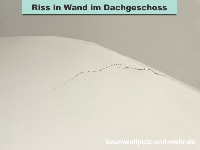 risse in Wand