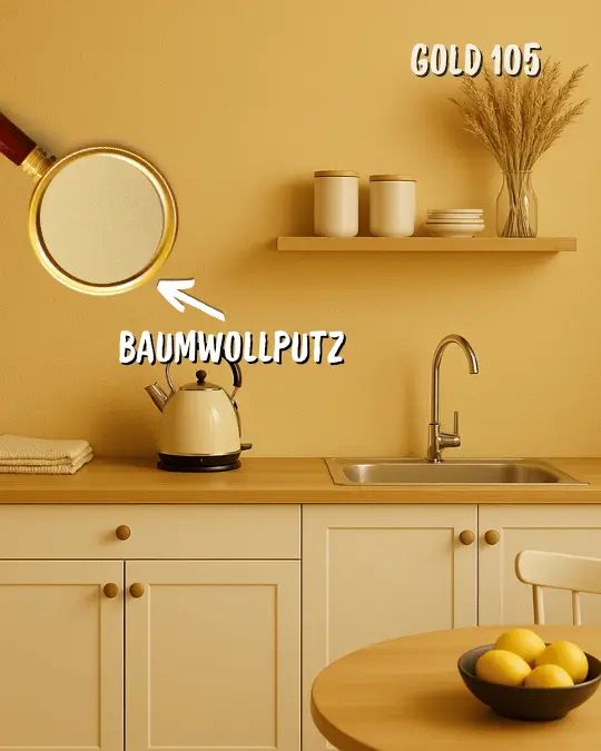 Baumwollputz Gold FLOXXAN – Bild 2