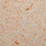 Baumwollputz Weiß mit Farbfäden Orange FLOXXAN Florida