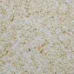 Baumwollputz Weiß mit Farbfäden Gelb FLOXXAN Florida